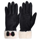 Womens Touch Screen Gloves Winter Windproof Thermal Warm Driving Skiing Full-finger Gloves