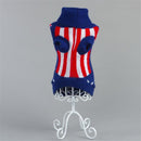 Pet Dog Cat Clothes Sweater Winter Coat Hoodie UK Star Style Christmas Apparel Outfits