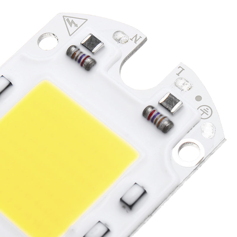 LUSTREON AC110V/220V 30W 40W 50W White/Warm White COB LED Chip 60*40mm for DIY Flood Light