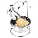 Bristle Hair Shaving Brush Safety Razor Shaver Stand Soap Bowl Holder Travel Set