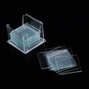 100Pcs/Box 18x18mm Transparent Slides Coverslips Special Cover Glass Microscope Consumables