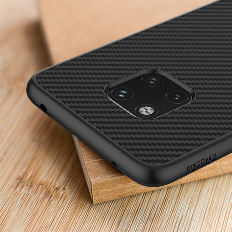 NILLKIN Carbon Fiber Shockproof Ultra Thin Back Cover Protective Case for Huawei Mate 20 Pro