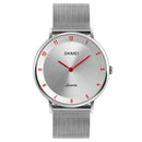 SKMEI 1264 Casual Style Ultra Thin Men Watch Stainless Steel Wristband Quartz Movement Watch