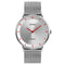 SKMEI 1264 Casual Style Ultra Thin Men Watch Stainless Steel Wristband Quartz Movement Watch