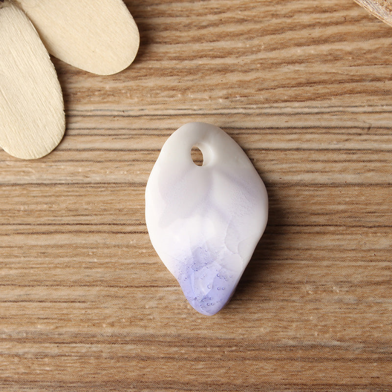 Ceramic Handmade DIY Tiles Leaf Pattern Durable Accessories