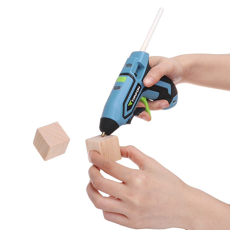 Tonfon 3.6V Cordless Hot Glue G-un USB Rechargable Melt Glue G-un Kits with 10 Glue Sticks from xiaomi Eco-System