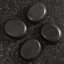 4Pcs Natural Hot Stone Massage Basalt Rocks Oval Shape Palm Stones Massager