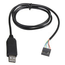 3pcs 6Pin FTDI FT232RL USB To Serial Adapter Module USB TO TTL RS232  Cable