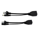 Hiseeu POE Splitter Injector Power 1 Pair RJ45 12-48V IP Camera Supply Module Synthesizer Separator Combiner
