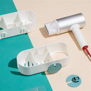 Jordan&Judy Multi-function Plastic Hair Dryer Rack No Drilling Hole Toilet Bathroom Storage Rack