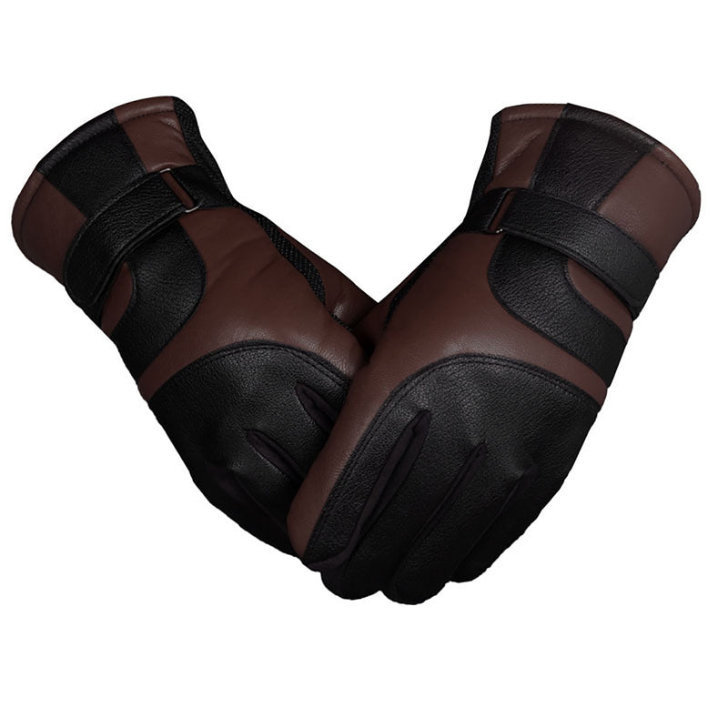 Anti-slip Touch Screen/Leather Gloves Warmer Thermal Windproof Waterproof Skiing Motorcycle