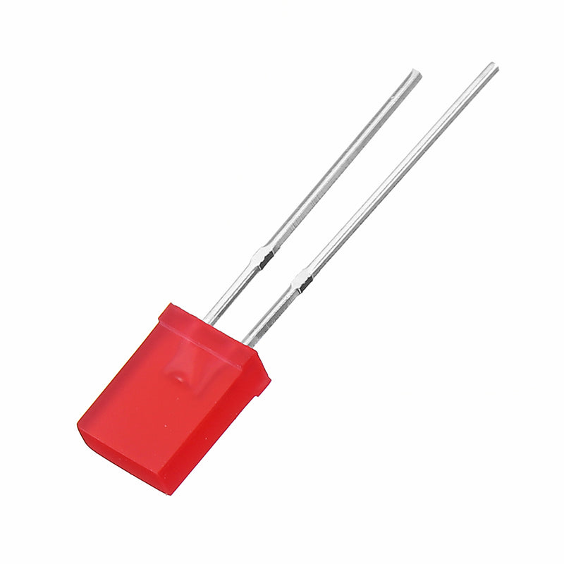 500pcs 2*5*7mm Square LED Red Light-emitting Diode 2X5X7 LED Diode