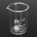 7Pcs 5 10 25 50 100 150 250mL Beaker Set Graduated Borosilicate Glass Beaker Volumetric Measuring Laboratory Glassware