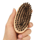Beard Brush Comb Kit Facial Mustache Shaving Natural Boar Bristle