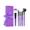 O.TWO.O 7Pcs Hot Red Makeup Brushes Set  Face Eye Makeup Brush Kit Soft Hair Multifunctional Cosmetic Brush