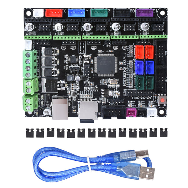 BIGTREETECH SKR V1.1 Control Board 32 Bit with ARM CPU 32bit Control Board Open Source Smoothieboard for 3D Printer Parts