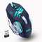 ZUOYA MMR4 Wireless Mouse 2.4GHz Receiver LED Mute Silent Rechargeable USB Gaming Computer Optical Game Mice For Laptop PC Computer