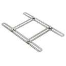 Multi Angle Measuring Ruler Stainless Steel Protractor Template Tool for DIY Crafts Layout