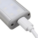 LUSTREON Wireless 68 LED PIR Motion Sensor Cabinet Light USB Rechargeable Magnetic Closet Wardrobe