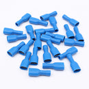 50Pcs 0.5-2.5mm Red&Blue 6.3mm Female Insulated Spade Crimp Wire Connector Terminal