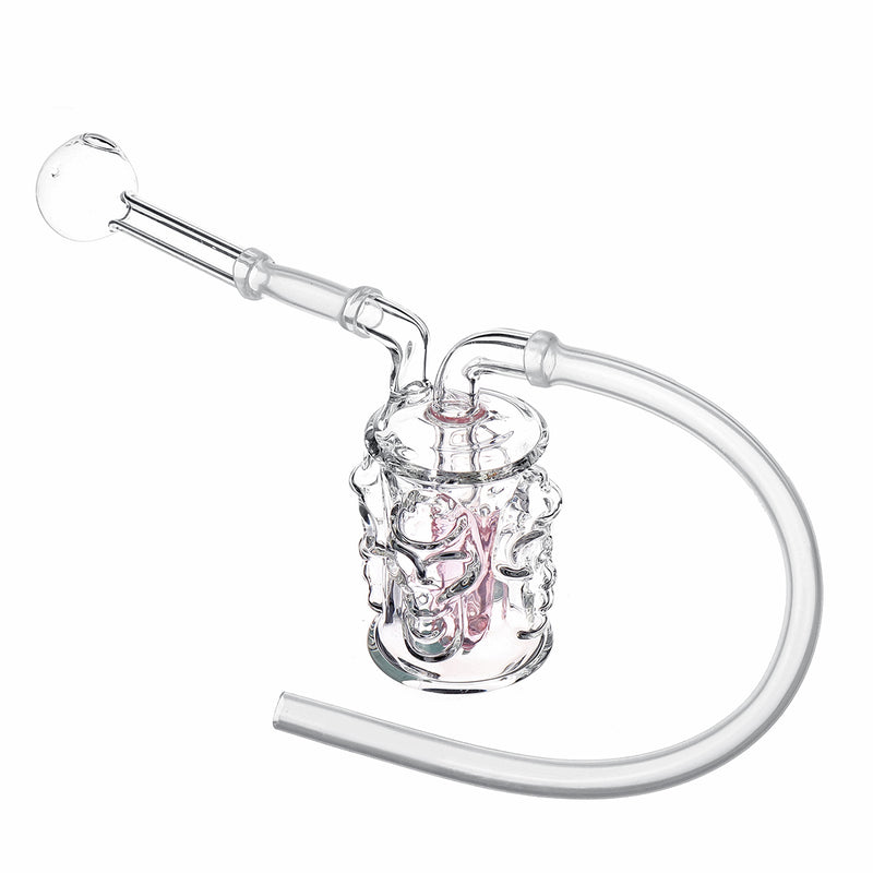 New Glass H ookah Pipes Craft Mini Four-sided Four Skulls Small H ookah Glass Skull