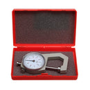 Round Dial Thickness Gauge Range 20mm Accuracy 0.1mm Metal Paper Leather Craft Tool