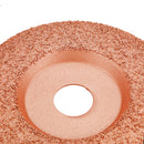 Drillpro 4-1/2 Inch Tungsten Carbide Coating Wood Carving Disc Shaping Disc for Angle Grinder