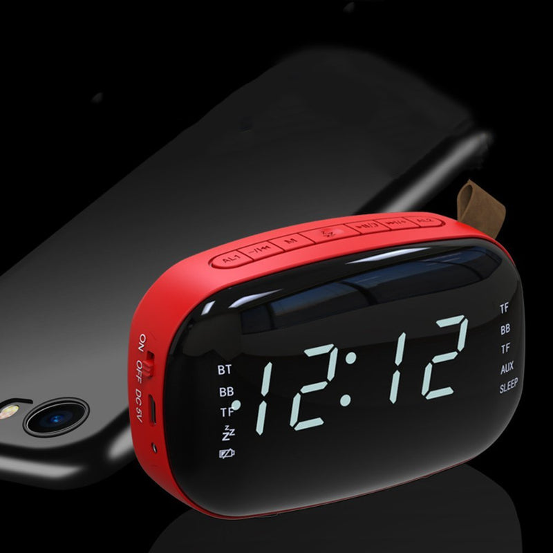 LED Digital Alarm Clock Bwith Sleep Timer Snooze Fuction Compact Digital Modern Design