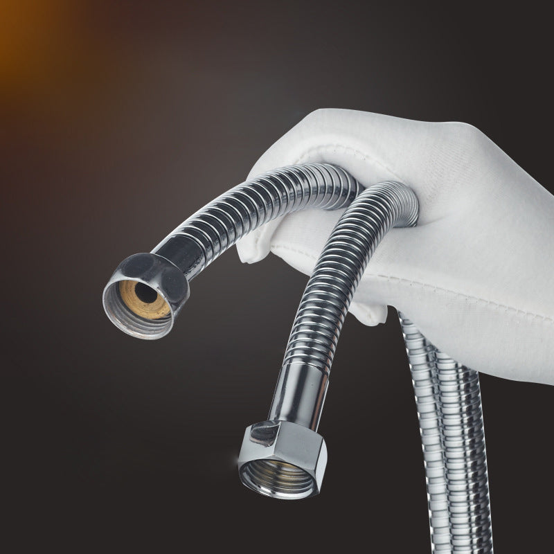 Bathroom 1.5M 2M 3M Flexible Stainless Steel Shower Faucet  Accessory Spring Shower Head Hose