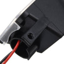 Pair LED Puddle Light Rearview Mirror Under Lamp White/Red/Blue For Ford Focus Mondeo Kuga C-Max Escape