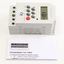 Digital Electronic Timer Switch AC 220V 25A Din Rail Programmable