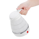 600ml Travel Water Kettle Electric Foldable Portable Boiler Machine Food Grade Silicone Boil Dry Protection