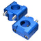 1 1/8" 28mm CNC Handlebar Fat Bar Riser Mount Clamp Adaptor for Pit Dirt Motorcycle