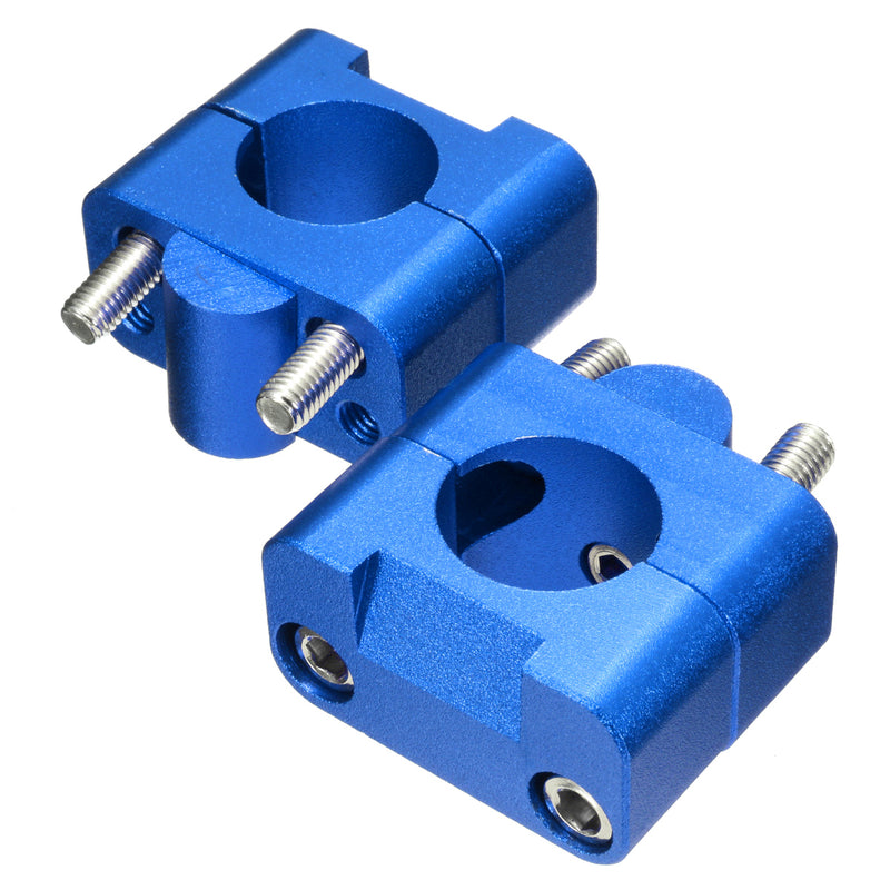 1 1/8" 28mm CNC Handlebar Fat Bar Riser Mount Clamp Adaptor for Pit Dirt Motorcycle