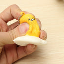 Simulation Egg Yolk Resin Crafts Ornaments With String For Cell Phone Decoration Toys