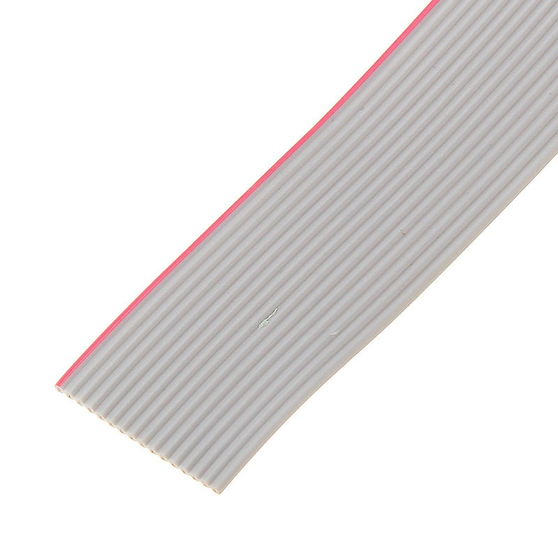 5M 1.27mm Pitch 16 Pin 16P Grey Gray Flat Ribbon Data Cable Wire Connector AWG28 300V