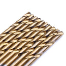 55Pcs 1.0-3.5mm HSS Twist Drill Bit Set High Speed Steel Titanium Coated Wood Drill Bits
