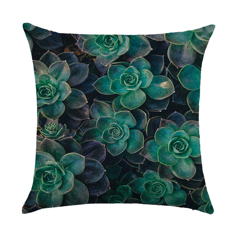 45x45cm Various Flower Style Cotton And Linen Pillowcases Decorations For Home Pillow Case