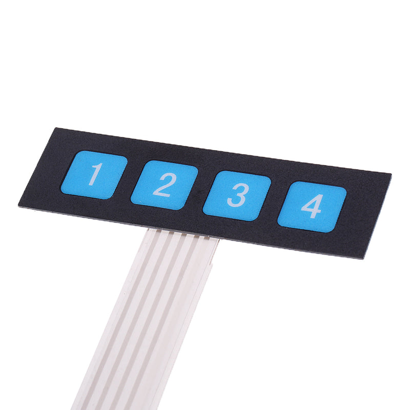 1 Rrow 4 Key Membrane Switch Matrix Keyboard Thin Film Button Control Panel Single-chip Microcomputer Extended Keyboard