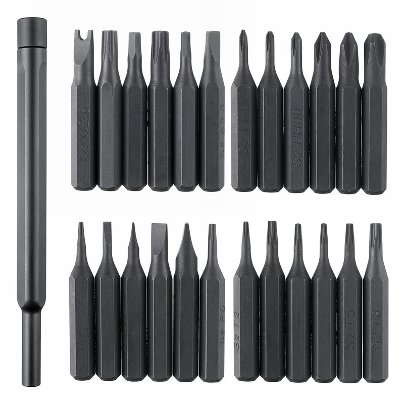 24-in-1 Screwdriver Set Multi-Function S2 Magnetic Bits Screw Driver DIY Repair Set For  Computer PC Mobile Phone