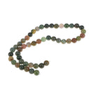 Blood Agate Round Gemstone loose Beads Strand 8mm / 15.5 Inch