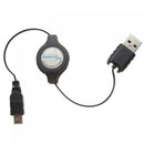 Retractable USB Cable Cord Compatible FOR O2 XDA II mini / MDA Compact / Qtek S100 / iMate JAM