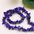 4-9mm Exquisite Elegant Lapis Lazuli Chip Gemstone Loose Beads Strand For Jewellery Necklace Bracelet Making DIY Blue
