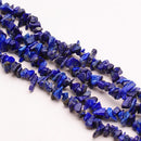 4-9mm Exquisite Elegant Lapis Lazuli Chip Gemstone Loose Beads Strand For Jewellery Necklace Bracelet Making DIY Blue