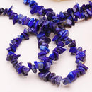4-9mm Exquisite Elegant Lapis Lazuli Chip Gemstone Loose Beads Strand For Jewellery Necklace Bracelet Making DIY Blue