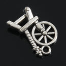 40 Pcs Spinning Wheel Charm Pendants 18x12mm(3/4"x1/2") C3V3