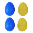2 Pieces Plastic Percussion Musical Instrument Egg Maracas Shakers Blue