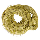 Multifunctional Golden String Metallic Jewelry Cord Card Braid 100 Yards