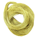 Multifunctional Golden String Metallic Jewelry Cord Card Braid 100 Yards