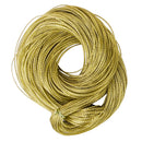 Multifunctional Golden String Metallic Jewelry Cord Card Braid 100 Yards